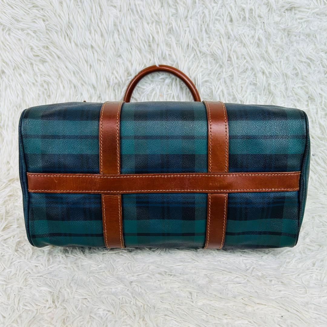 ✨美品 ポロラルフローレン ブラックウォッチ柄　ミニ ボストンバック