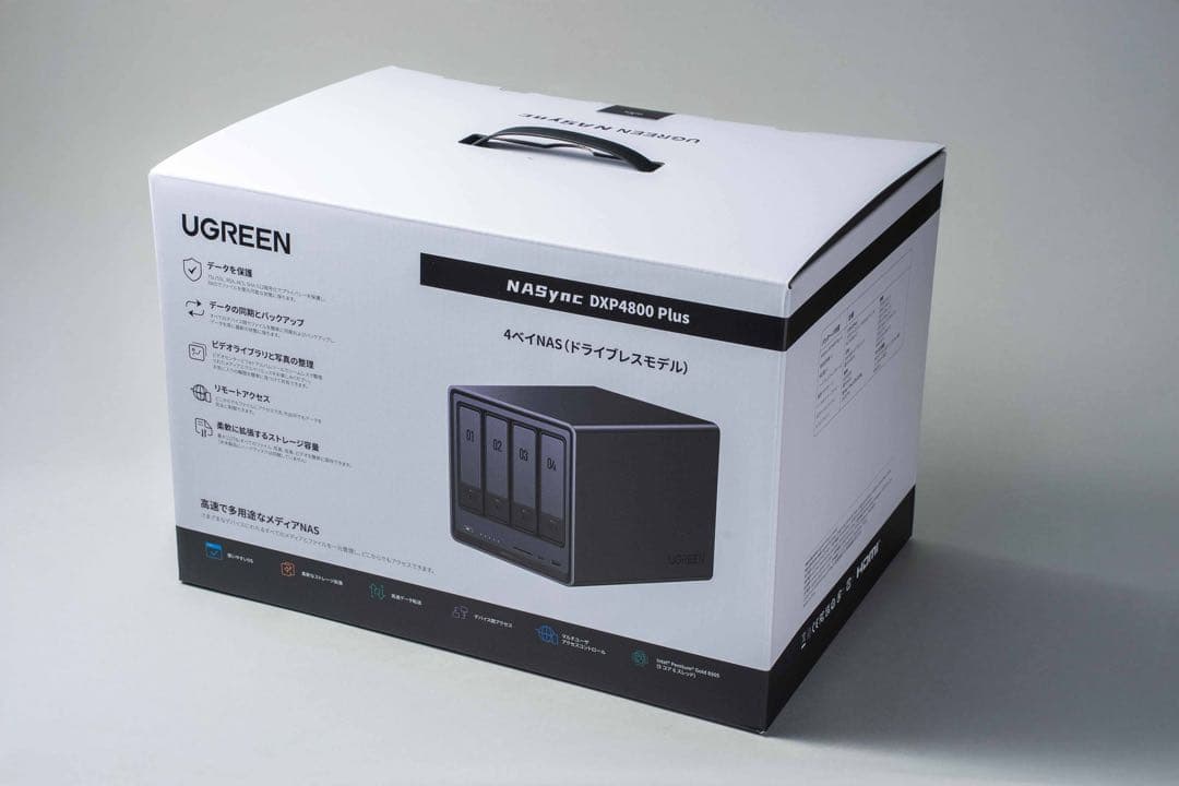 UGREEN NASync DXF4800 Plus 4ベイNAS