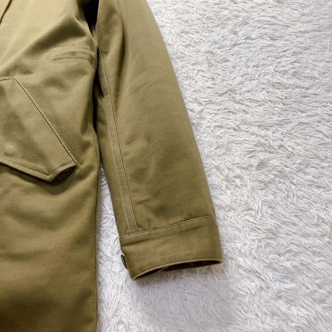 美品✨　フレッドペリー　モッズコート　ボアライナー　ファー　カーキ　 M相当