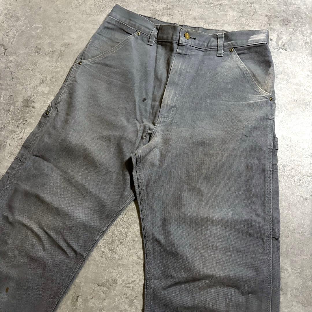 90s carharttカーハート 星タグ ダック地 ペインターパンツ USA製