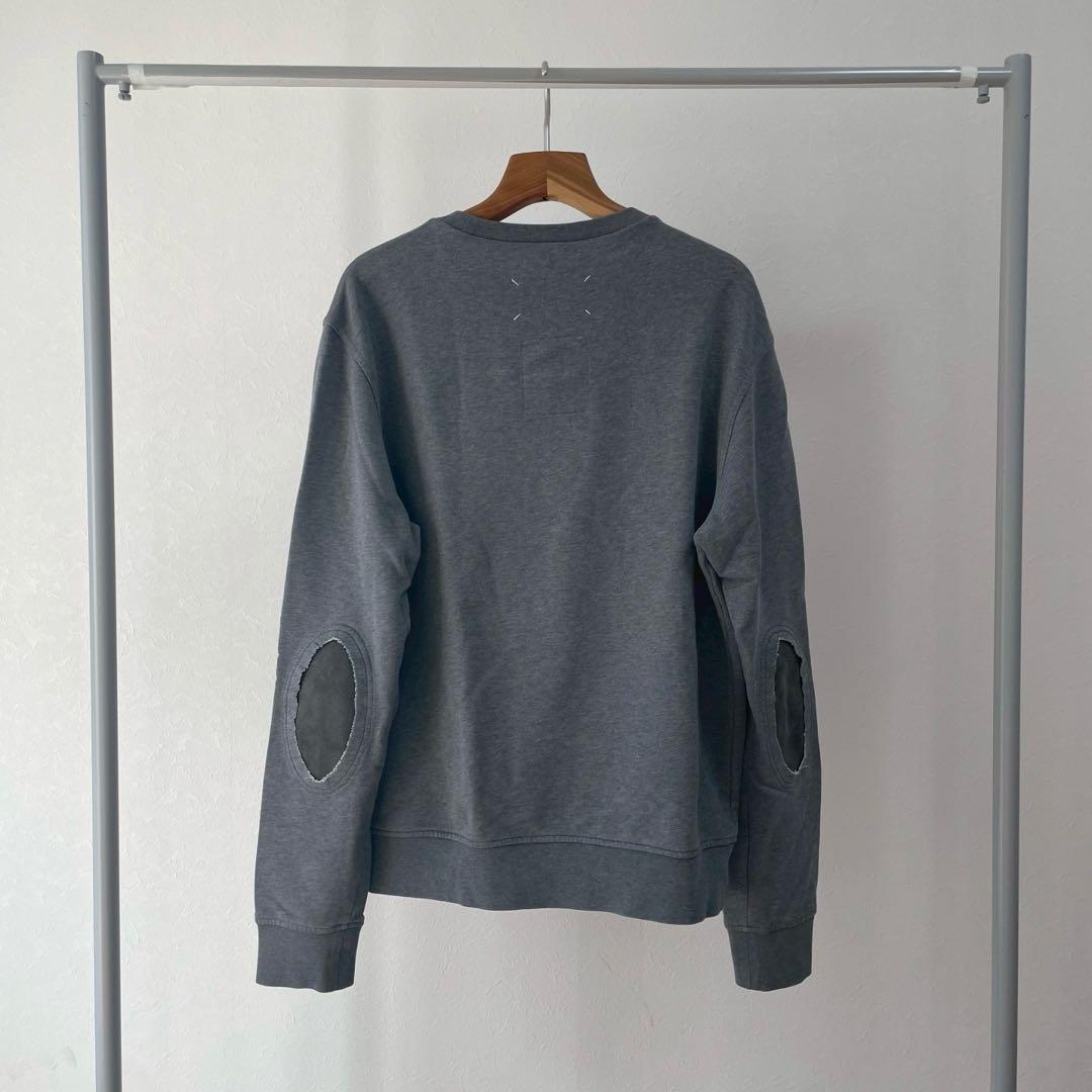 Maison Margiela 18年 エルボーパッチ クルーネック スウェット