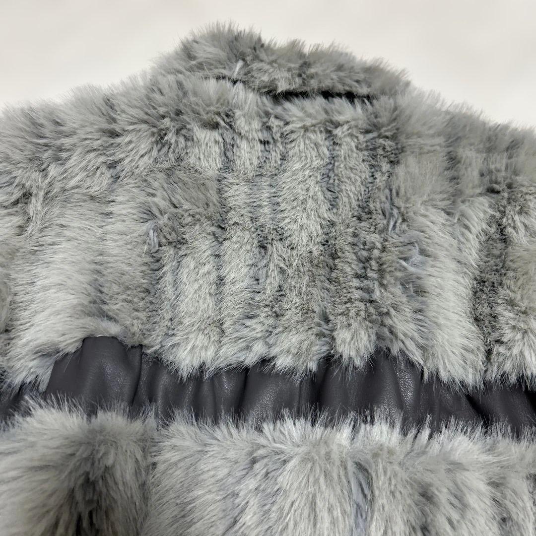 LAGUA GEM グレー ファーコート