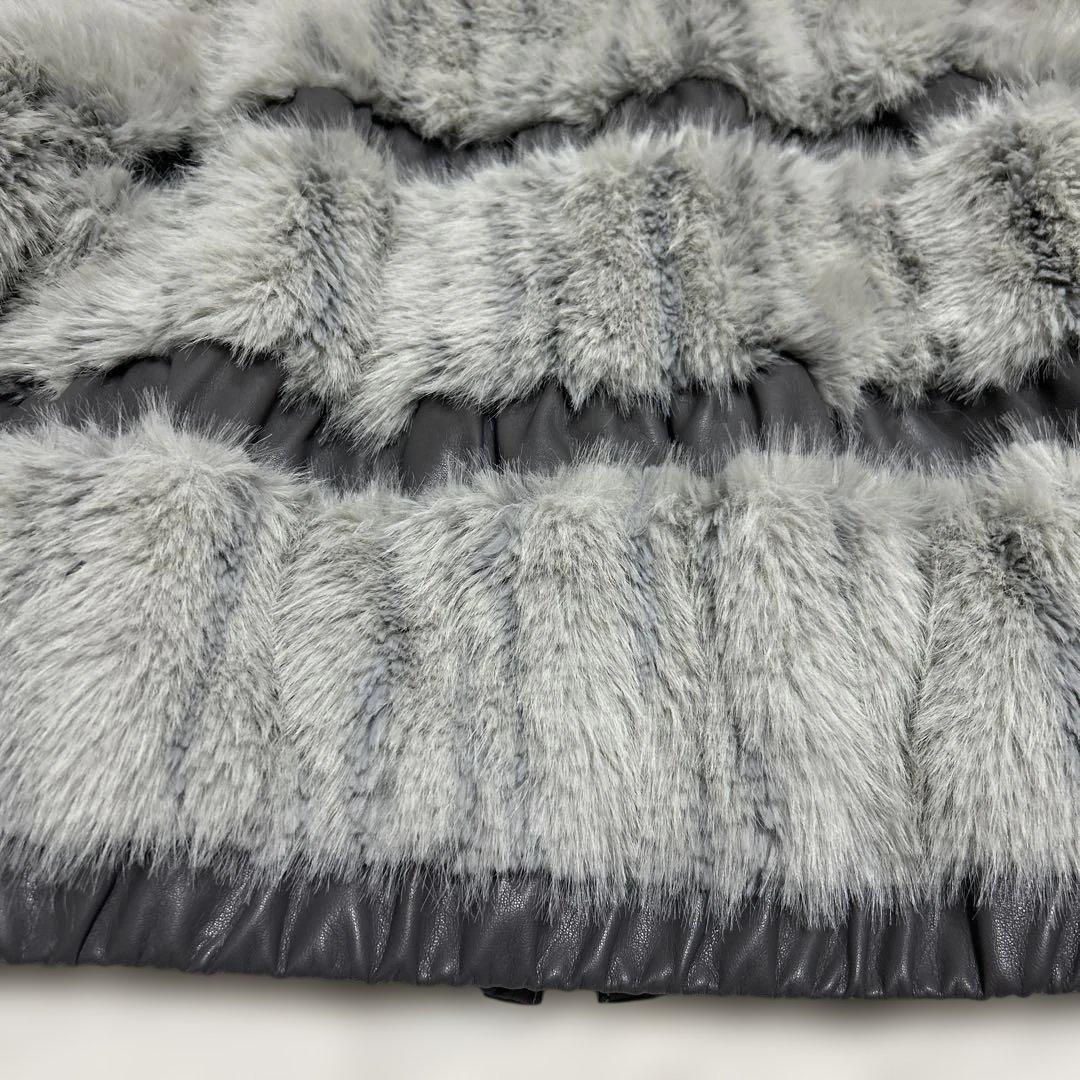 LAGUA GEM グレー ファーコート