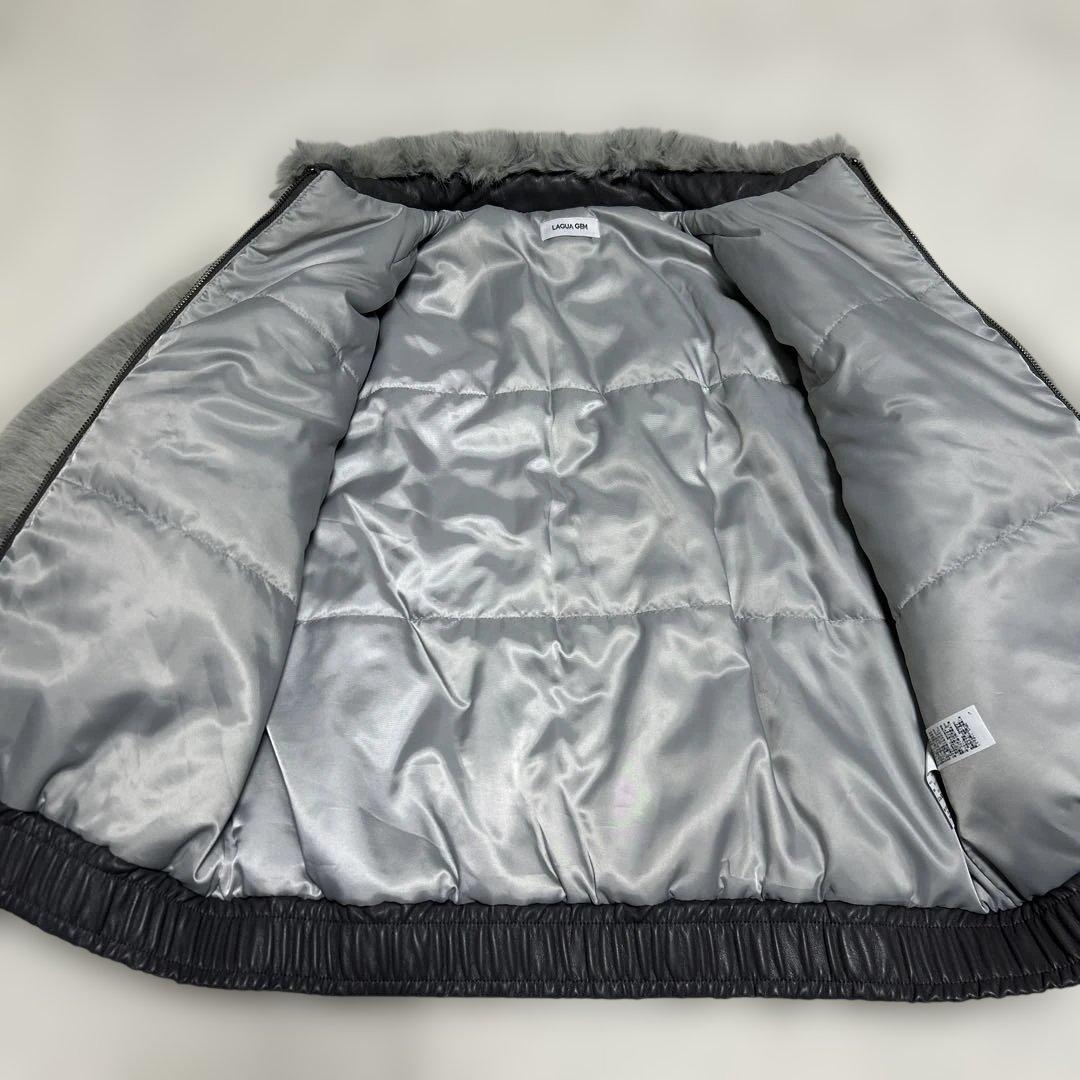 LAGUA GEM グレー ファーコート