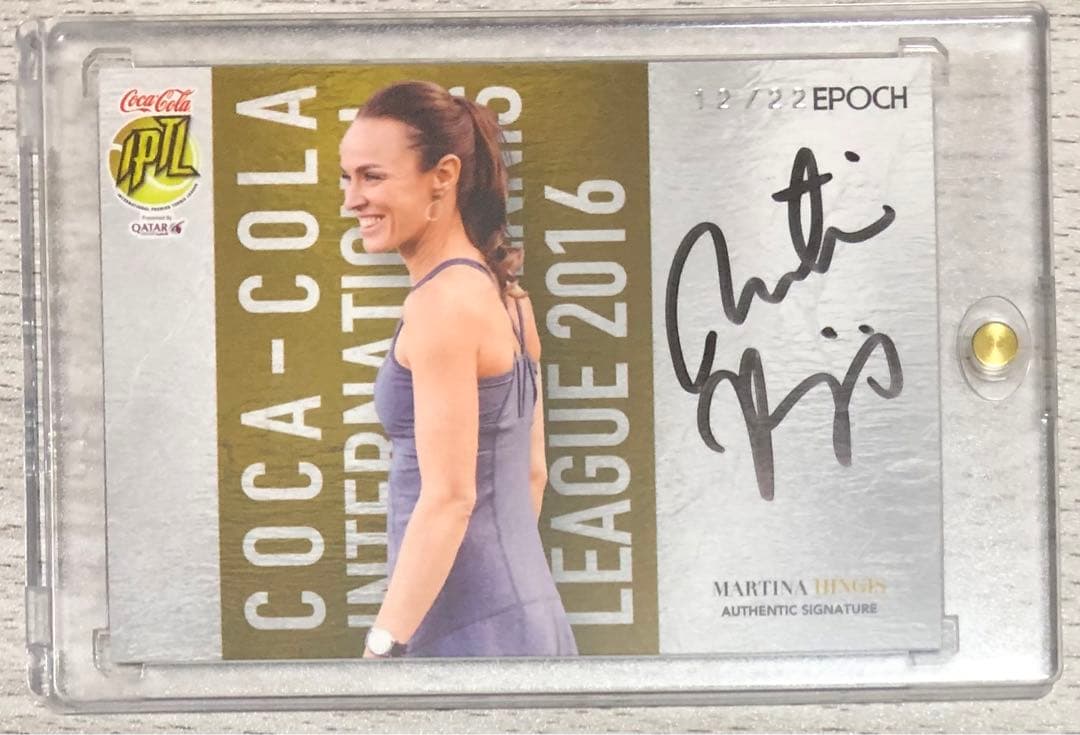EPOCH 2016 ヒンギス 直筆サインカード 22枚限定