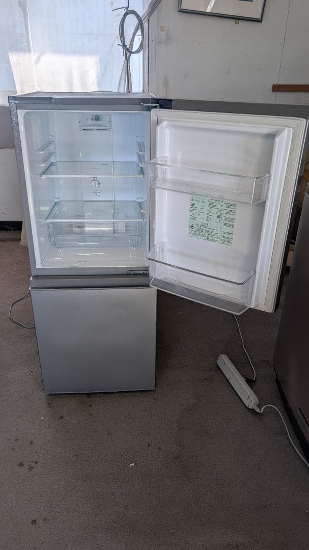 ◆AQUA ノンフロン2ドア冷凍冷蔵庫　AQR-13H　126L　2019年製