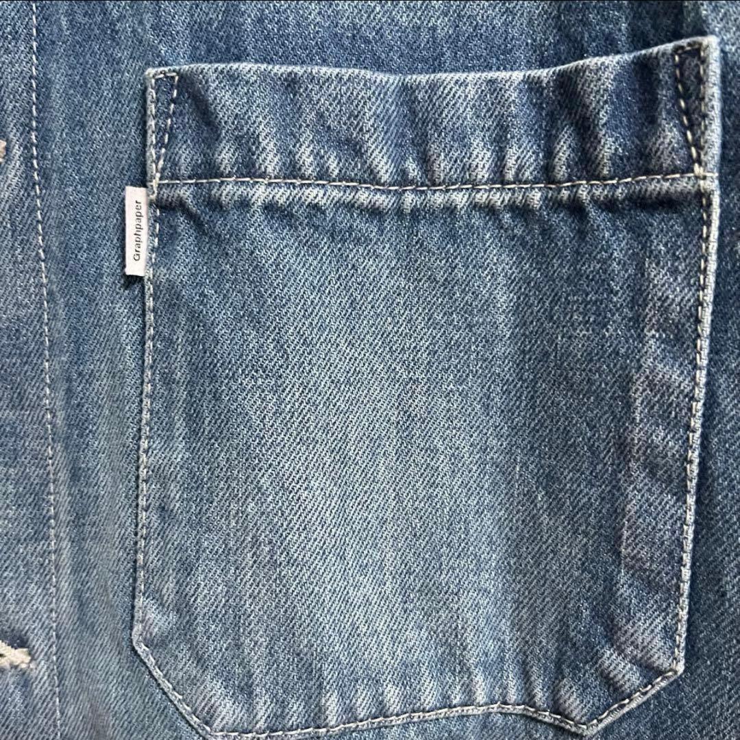 Graphpaper 23SS セルビッジデニム カバーオール 2