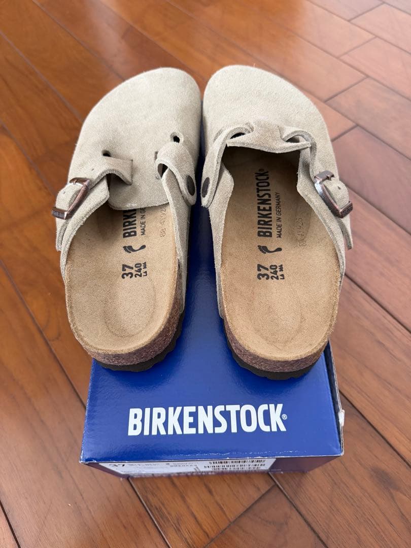 BIRKENSTOCK Boston スエードレザー トープ　37