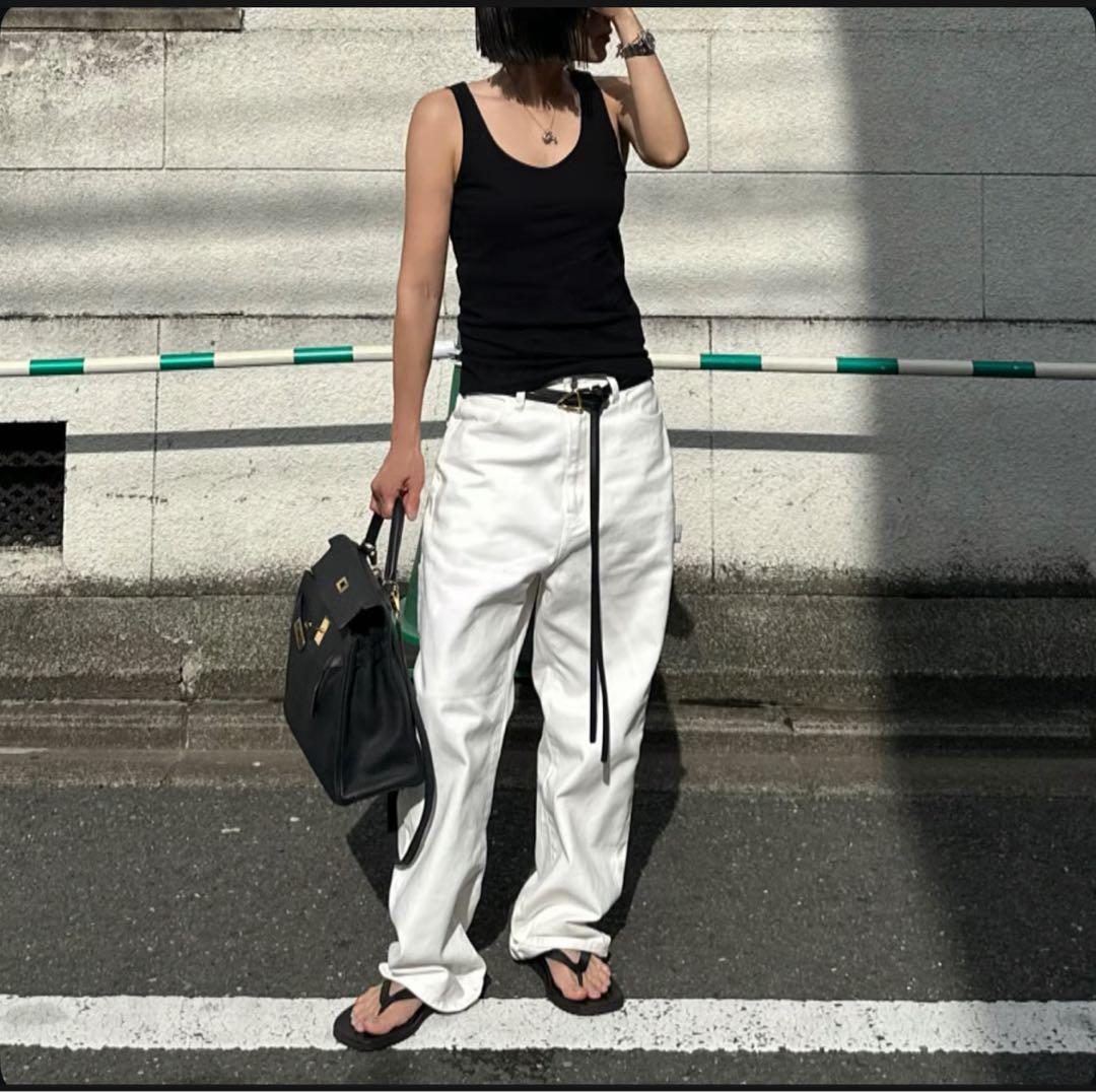 ok.soon×piccadilly white painter pants 2