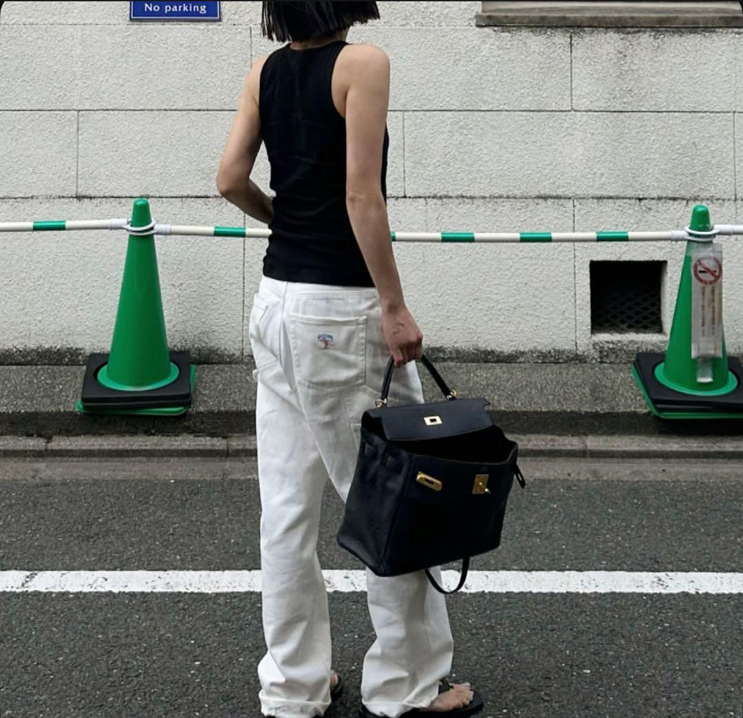 ok.soon×piccadilly white painter pants 2