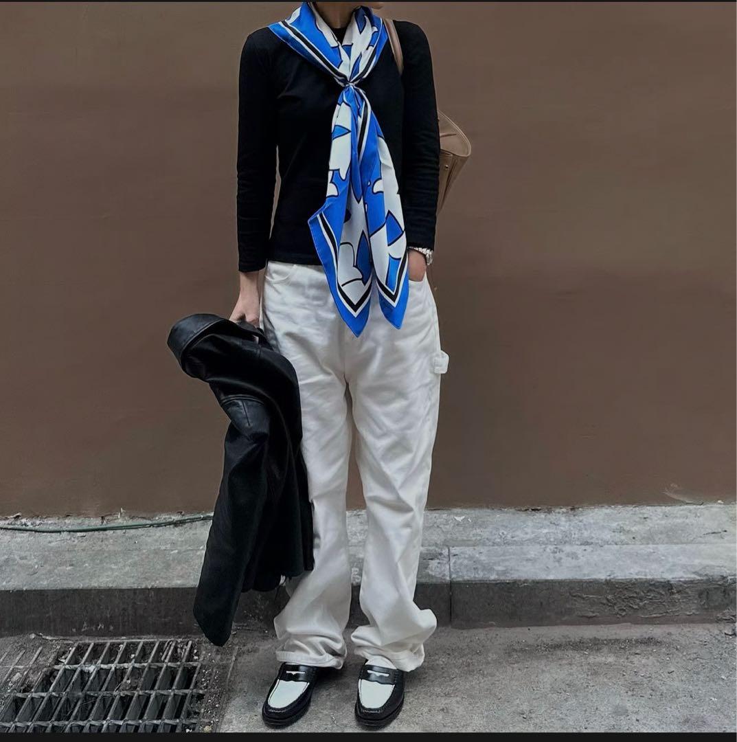 ok.soon×piccadilly white painter pants 2