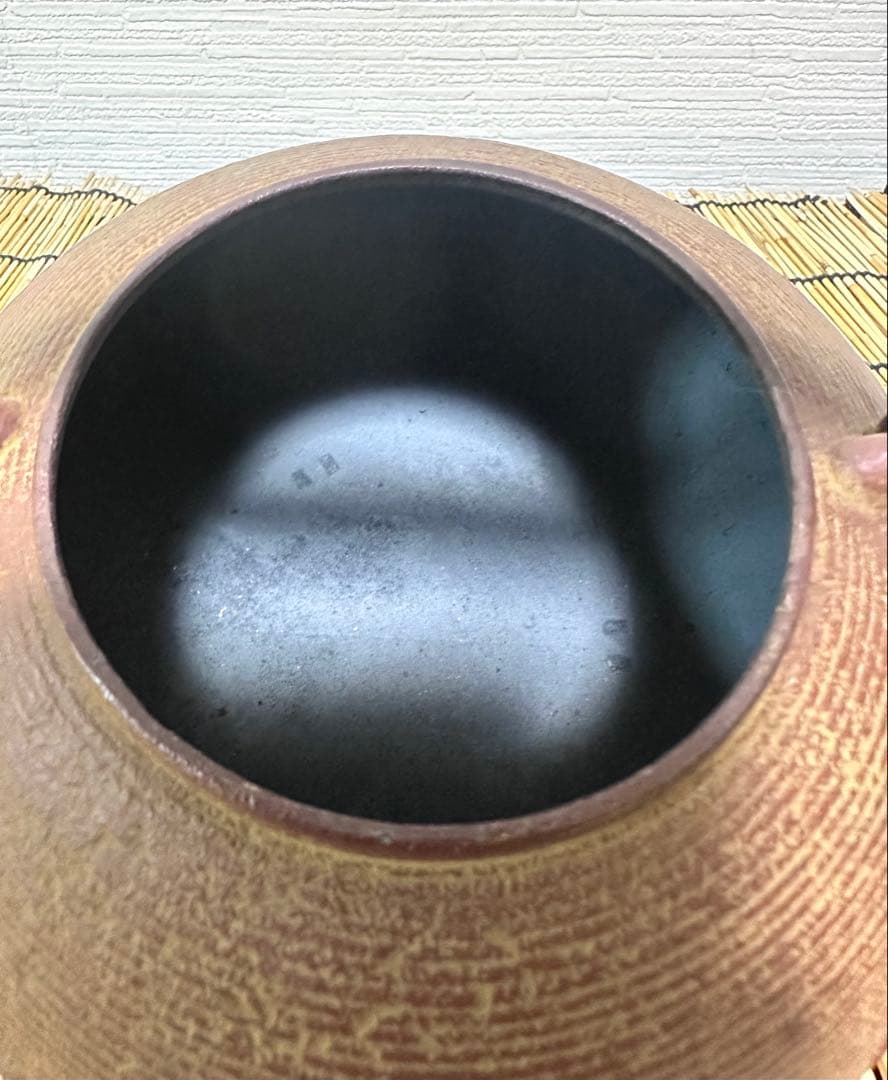 新品、供箱、栞付　岩手県奥州水沢幸工芸　現代の名工 佐藤勝久造　丸平型糸目波文