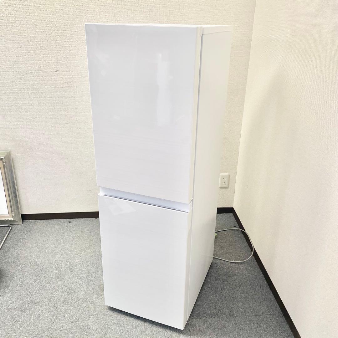 【美品】2024年 148L 冷凍冷蔵庫 ホワイト 左開きJR-SY15AL