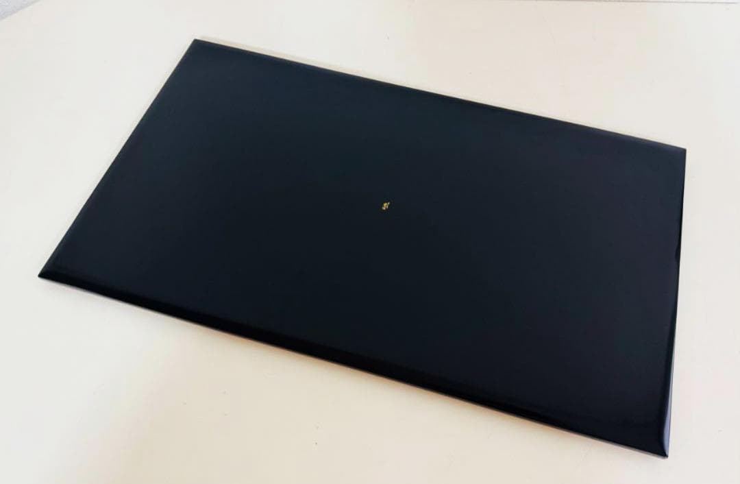 輪島塗最高峰 慶塚 作 天然木 漆塗 朱塗 長手卓上膳 懐石膳 会席膳 3枚