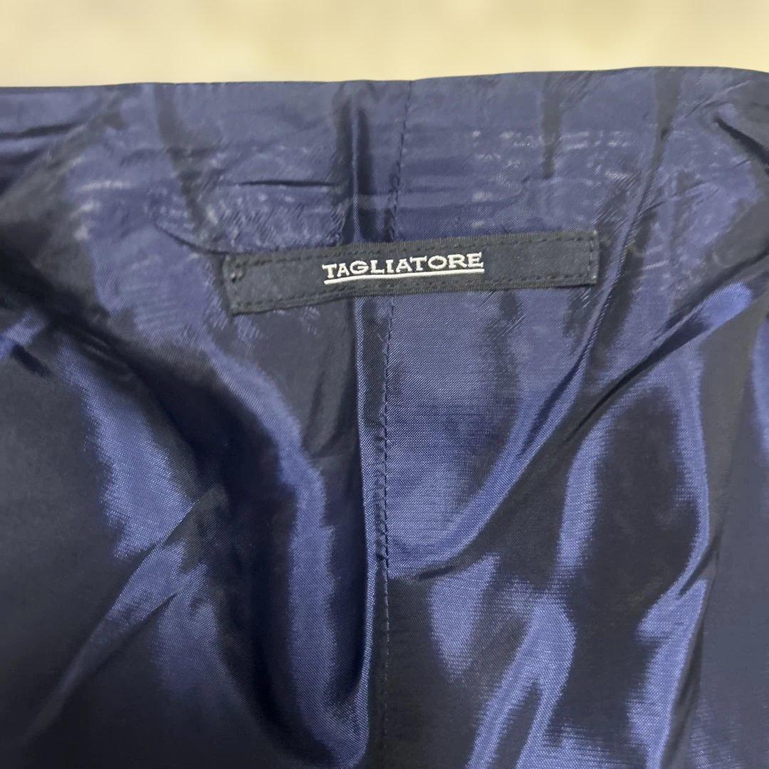 【美品】TAGLIATORE 秋冬　ジャケット　ベスト　モヘア アルパカ　48