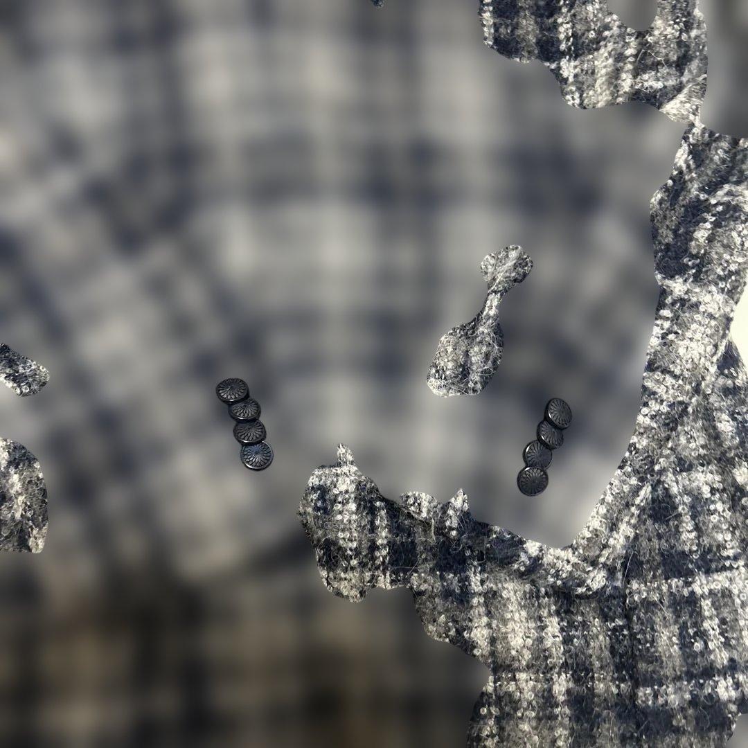 【美品】TAGLIATORE 秋冬　ジャケット　ベスト　モヘア アルパカ　48