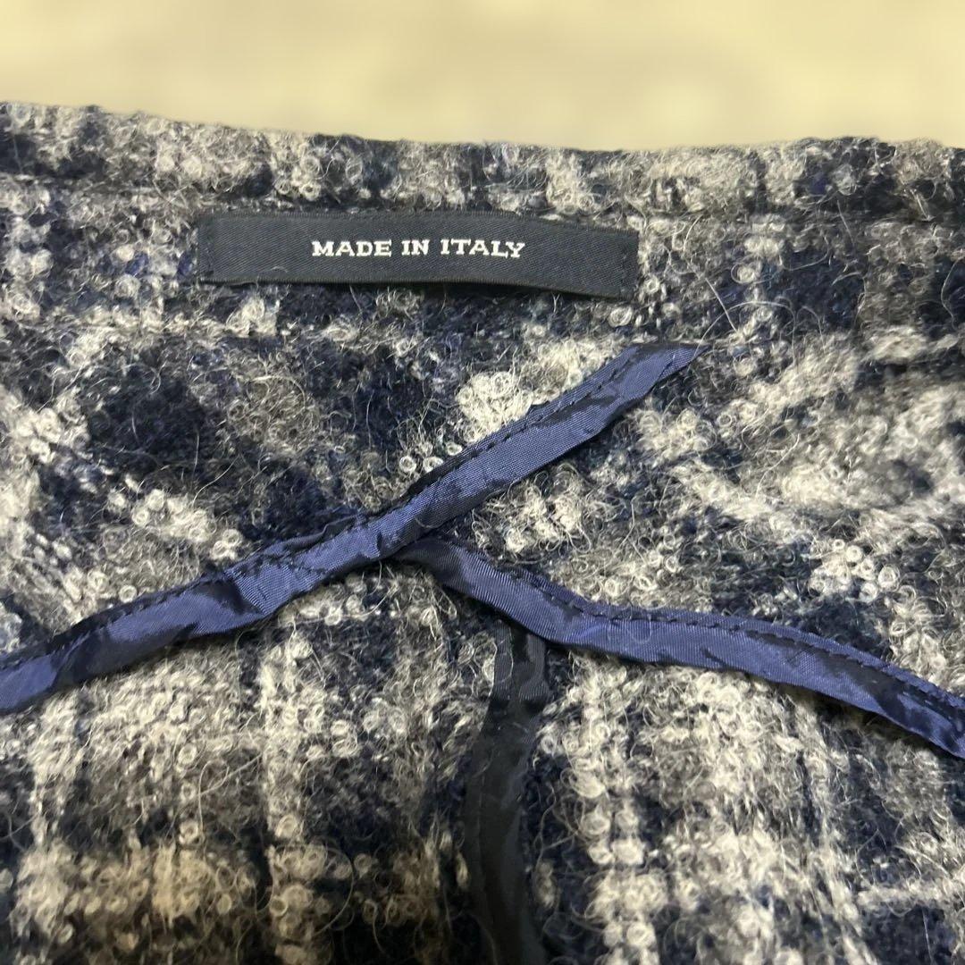 【美品】TAGLIATORE 秋冬　ジャケット　ベスト　モヘア アルパカ　48