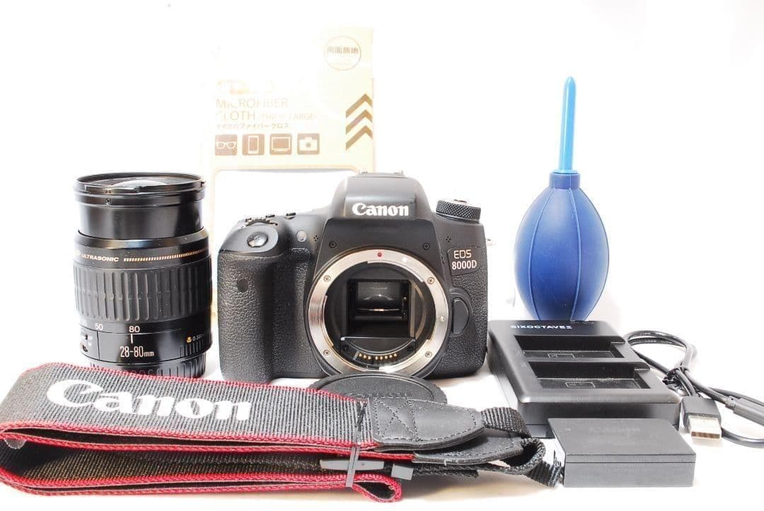 簡単＆本格操作✨美品✨Canon EOS 8000D✨標準レンズ Wi-Fi搭載