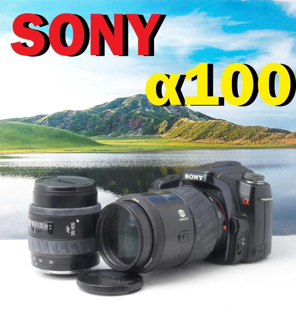 SONY α100 軽量ボディ＆使いやすさ抜群 おすすめの1台