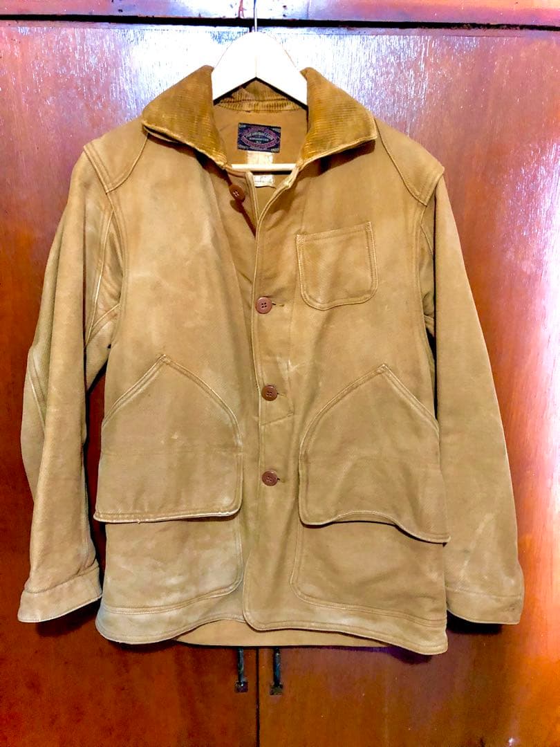希少! 30's Drybak モールスキン ハンティングジャケット
