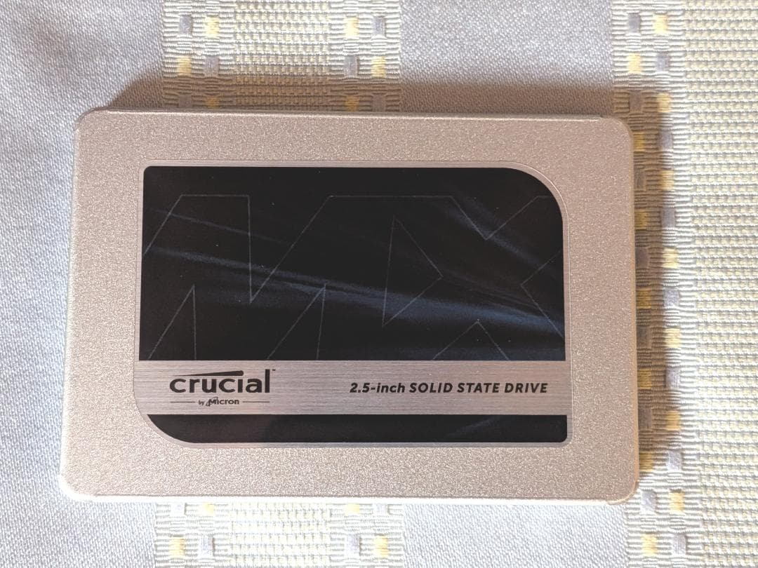 crucial MX500 2.5インチ SSD 1TB 外付けHDDケース付き