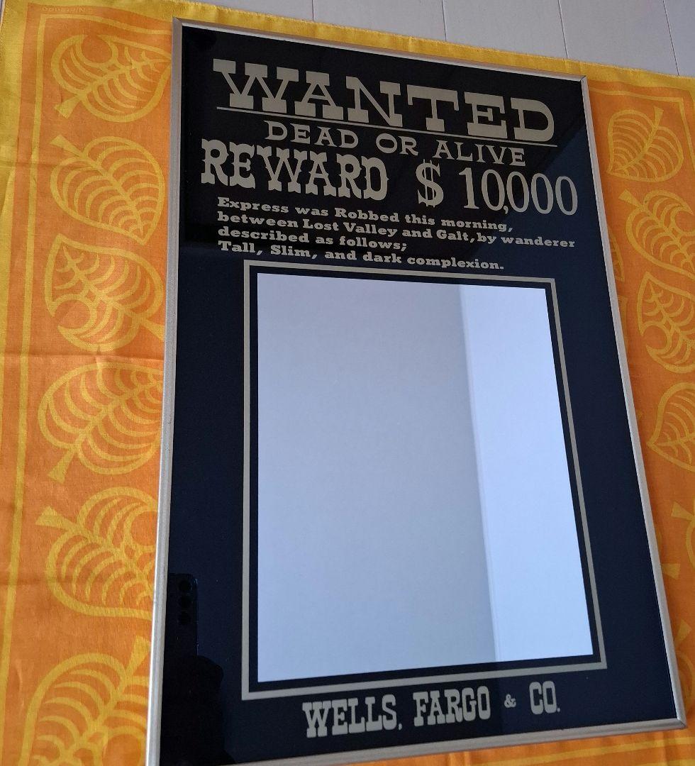 Wells. Fargo & Co. パブミラー　アメリカン雑貨　インテリア