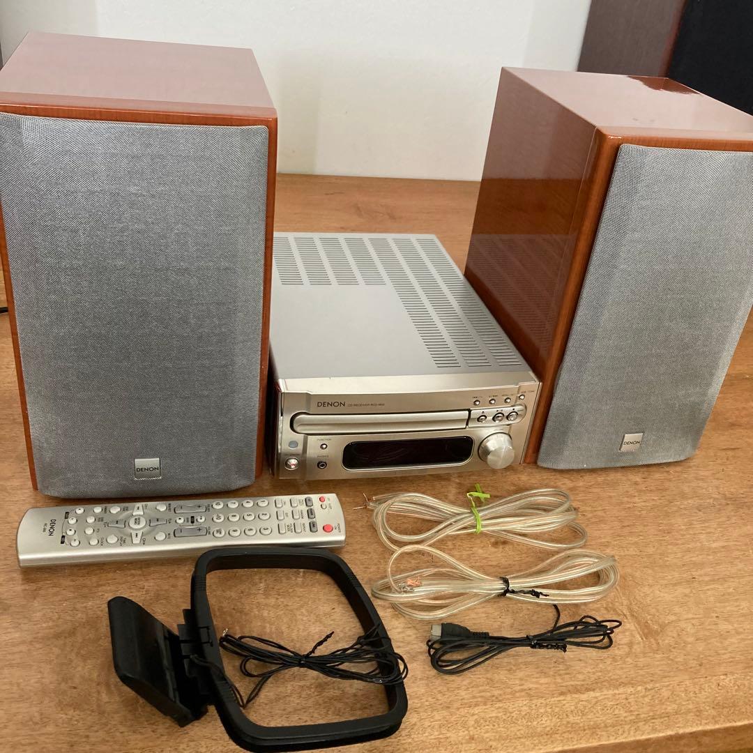 美品 高音質　DENON CDレシーバー RCD-M33 デノン リモコン付