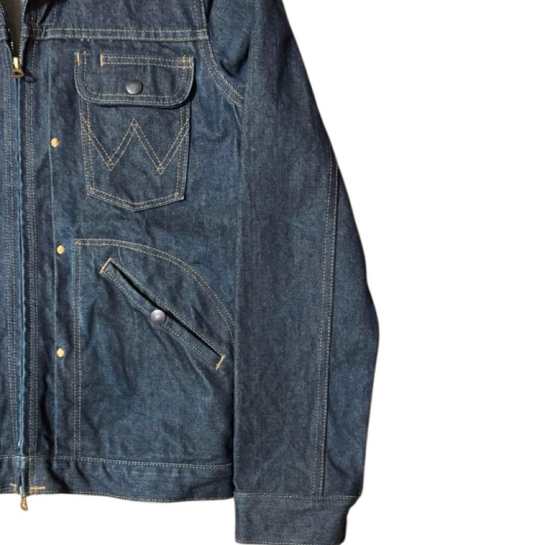 濃紺 Wrangler 11MJZ 暴れ馬タグ 復刻 W-ZIP サイズM