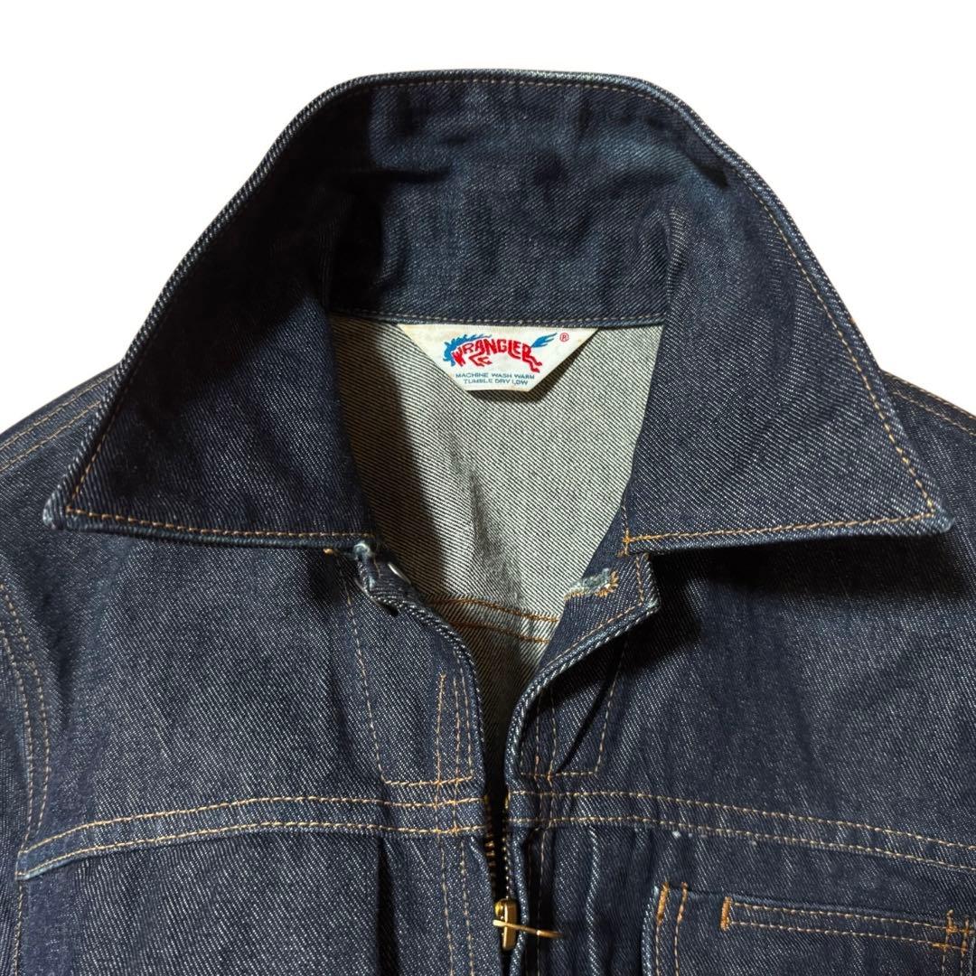 濃紺 Wrangler 11MJZ 暴れ馬タグ 復刻 W-ZIP サイズM