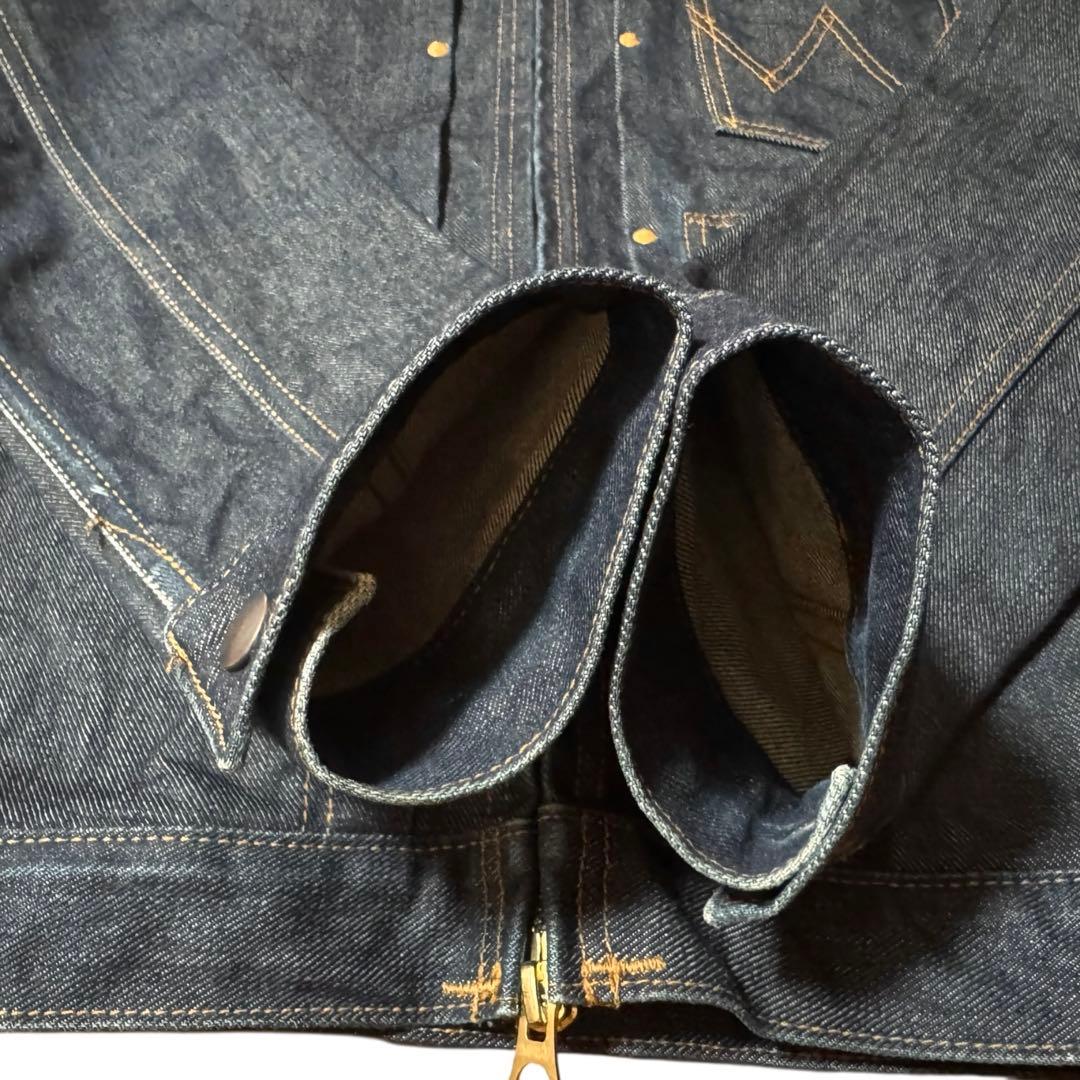 濃紺 Wrangler 11MJZ 暴れ馬タグ 復刻 W-ZIP サイズM