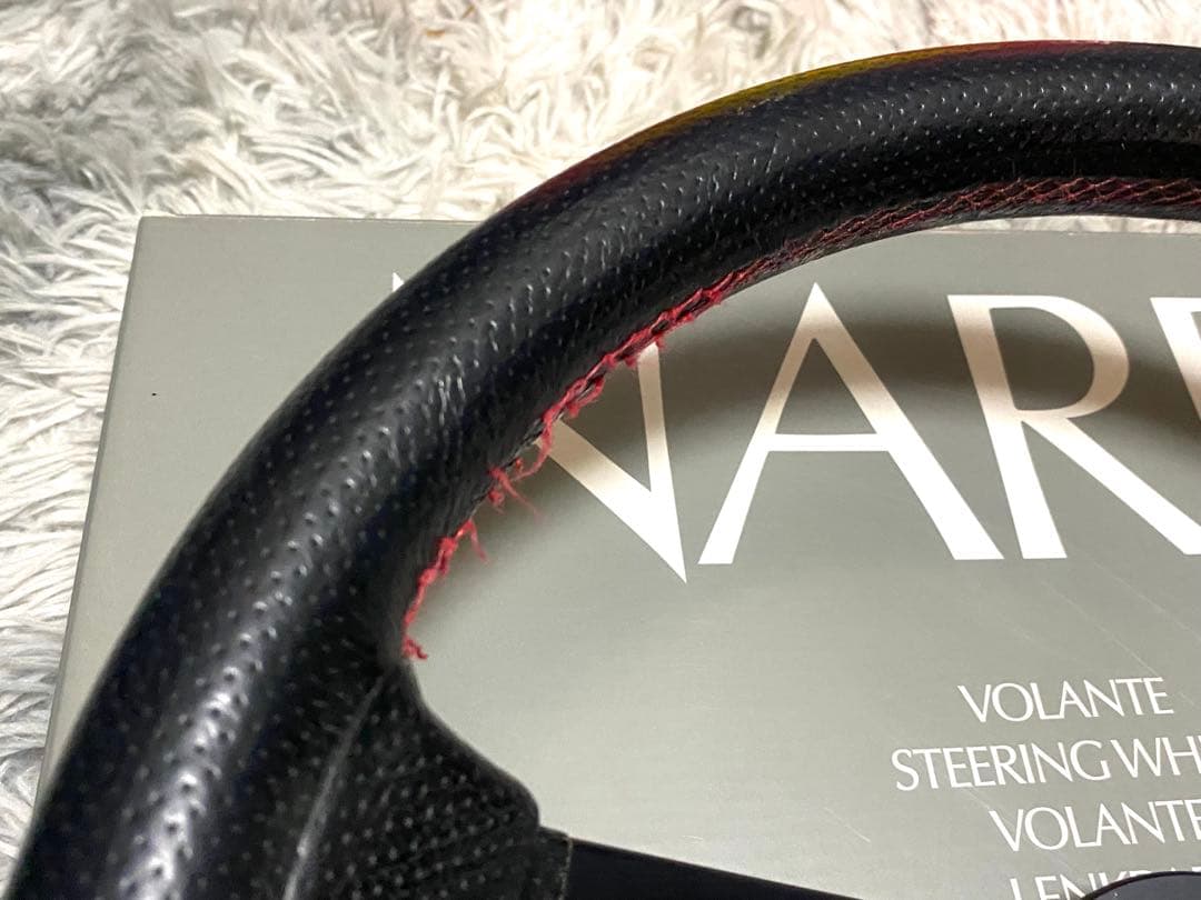 NARDI パンチングレザーステアリング35Φ 即決大歓迎　ナルディ　希少