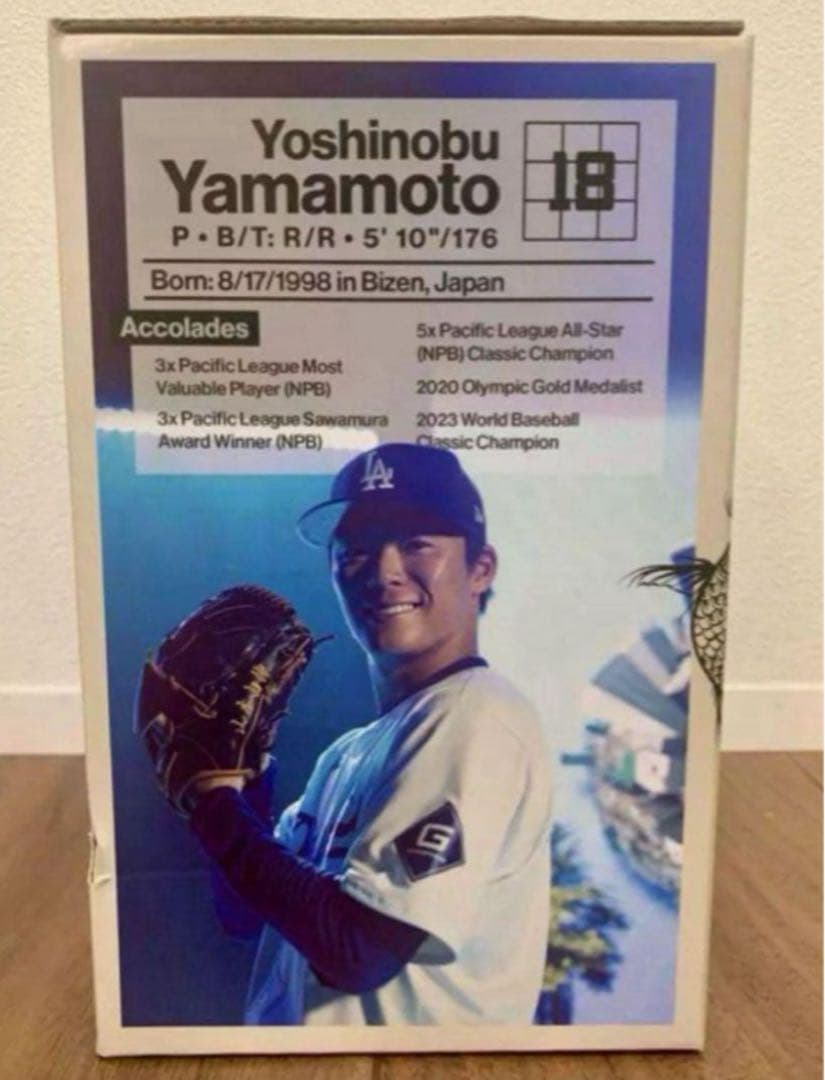 訳あり③ 山本由伸　ボブルヘッド　来場者限定　ドジャース　新品