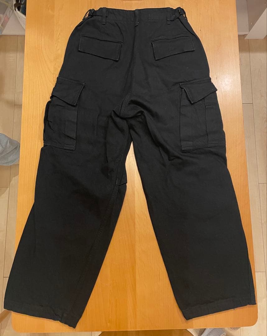 COMOLI 24ss ブラックデニム B.D.Uパンツ　サイズ1