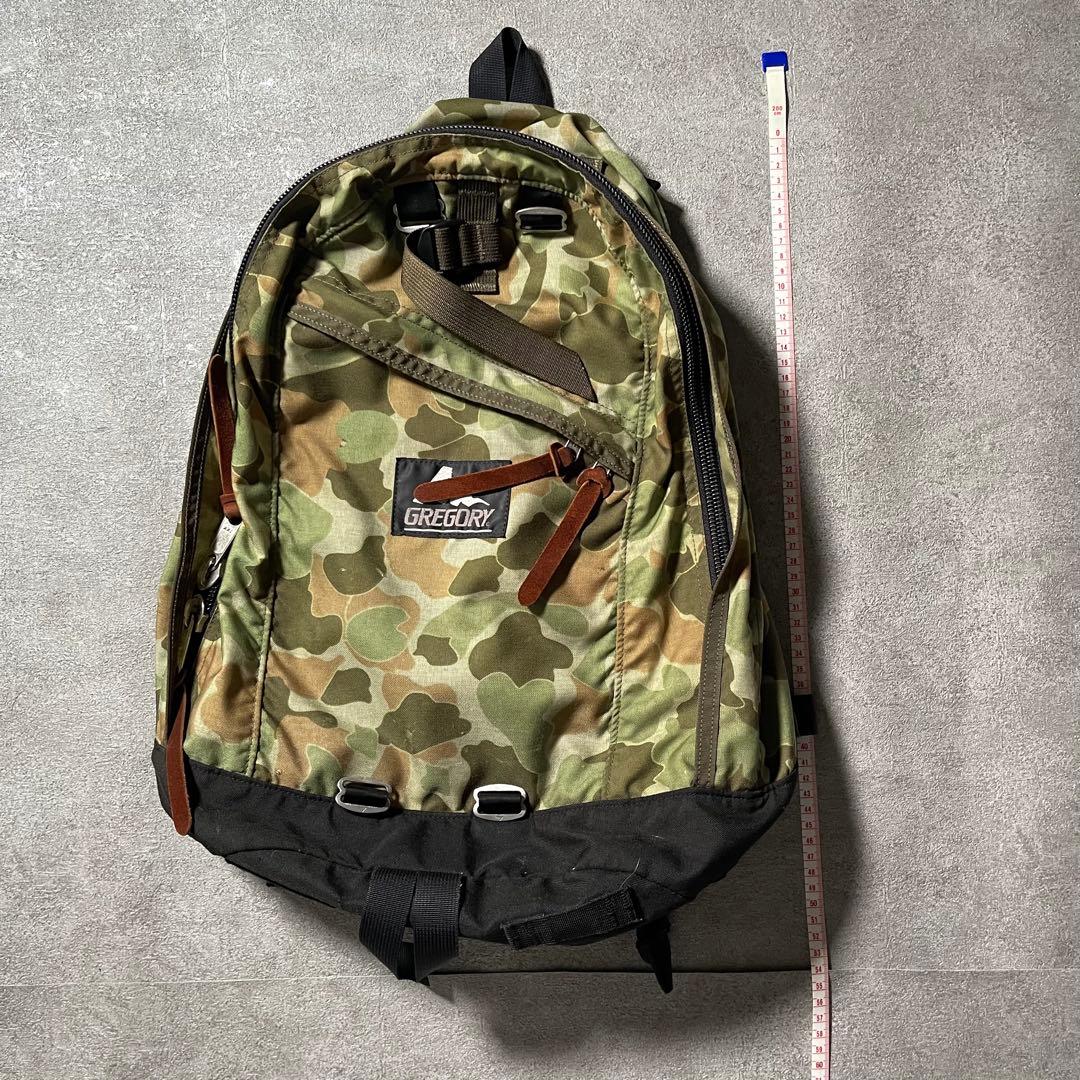 90s USA製 GREGORY ダックハンターカモ リュックサック 旧タグ