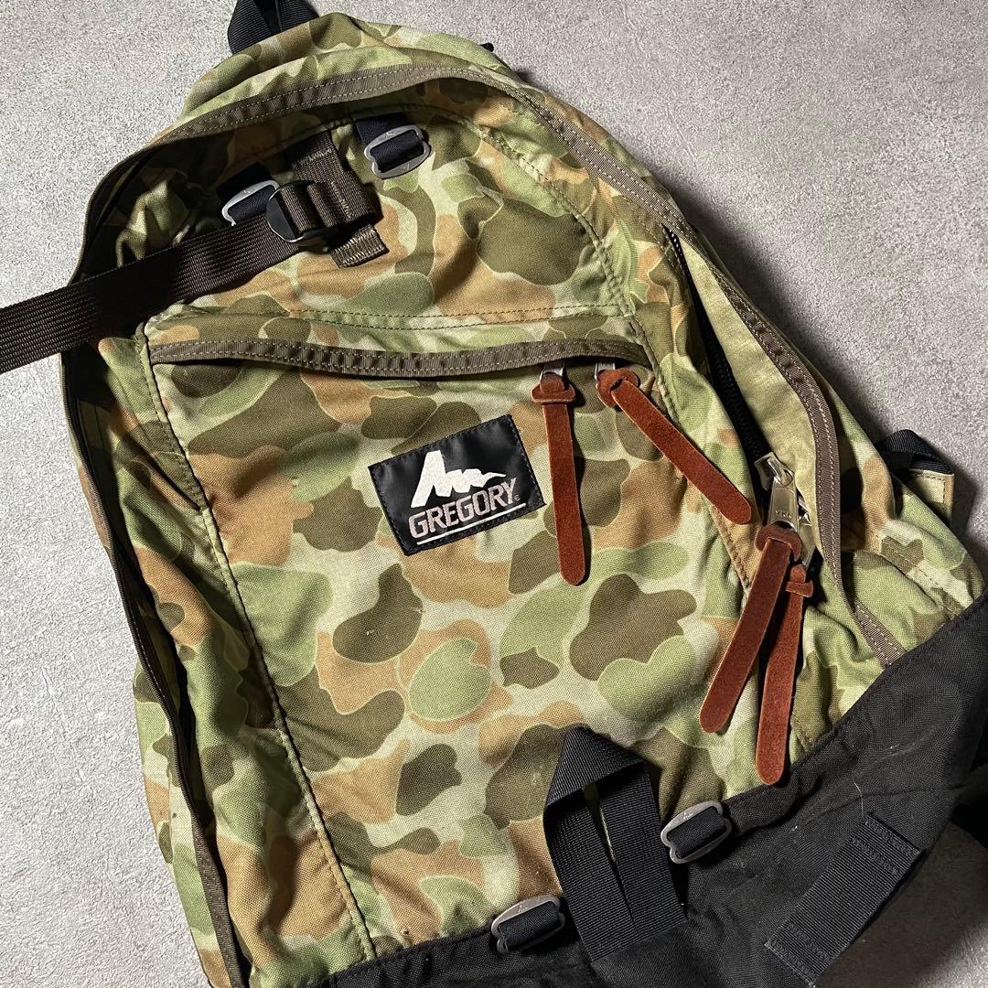 90s USA製 GREGORY ダックハンターカモ リュックサック 旧タグ