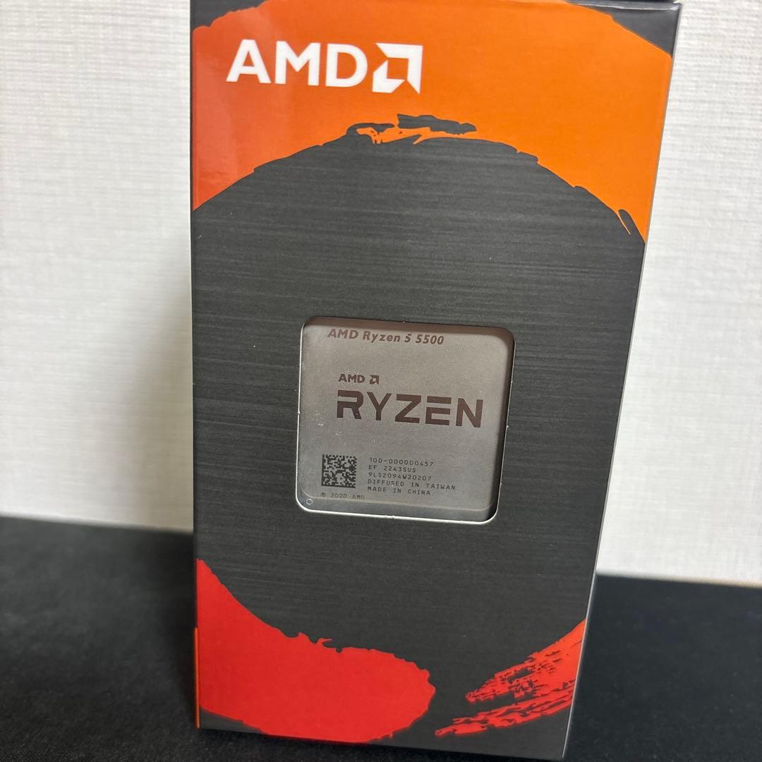AMD Ryzen 5 5500 CPU 本体、CPUクーラー