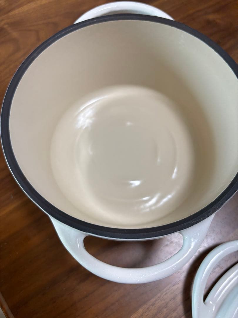 オーブンポット ラウンド 14cm パールホワイト