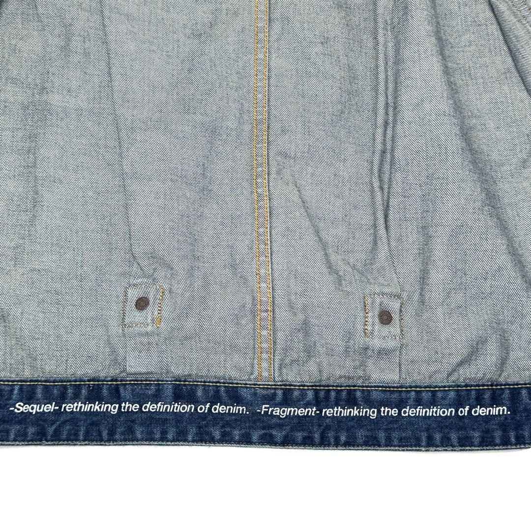 新品未使用 FRAGMENT x SEQUEL DENIM JACKET XL