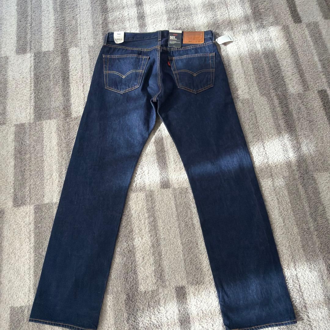 Levi's 501 Originalダークブルー ストレートデニム