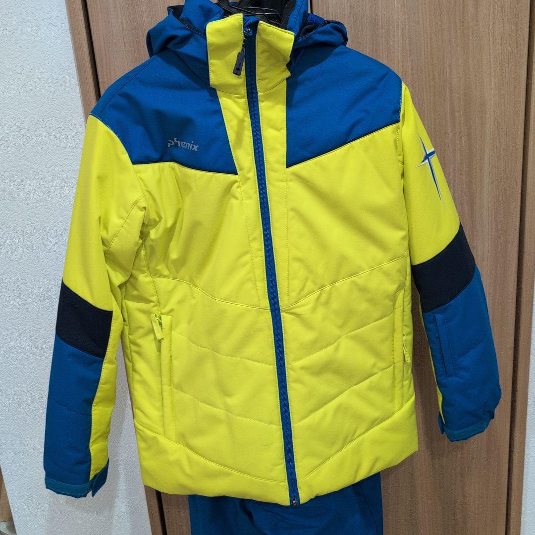 160 phenix 子ども用 スキーウェア セットイエロー/ブルー