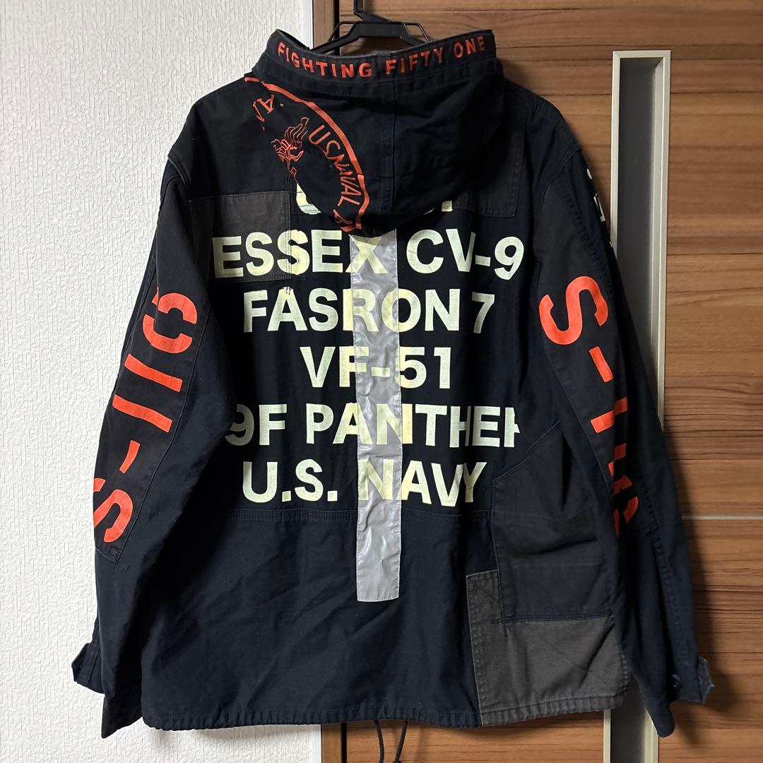 AVIREX U.S. NAVY ESSEX CV-9 ミリタリージャケットL