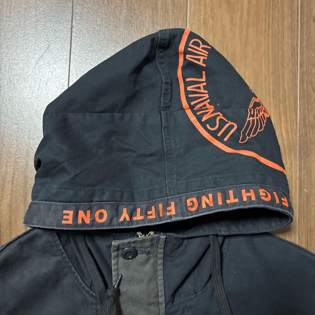 AVIREX U.S. NAVY ESSEX CV-9 ミリタリージャケットL