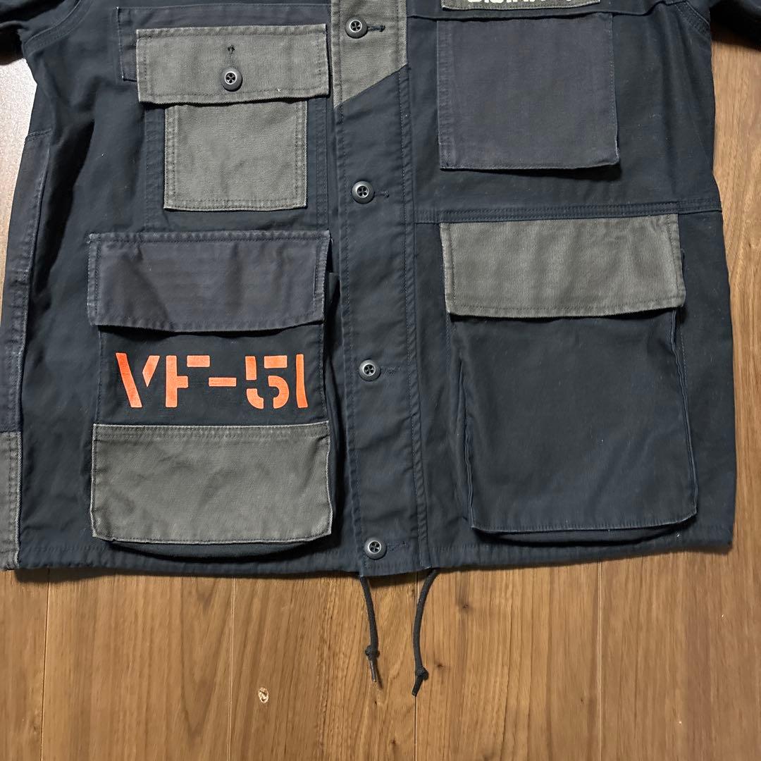 AVIREX U.S. NAVY ESSEX CV-9 ミリタリージャケットL