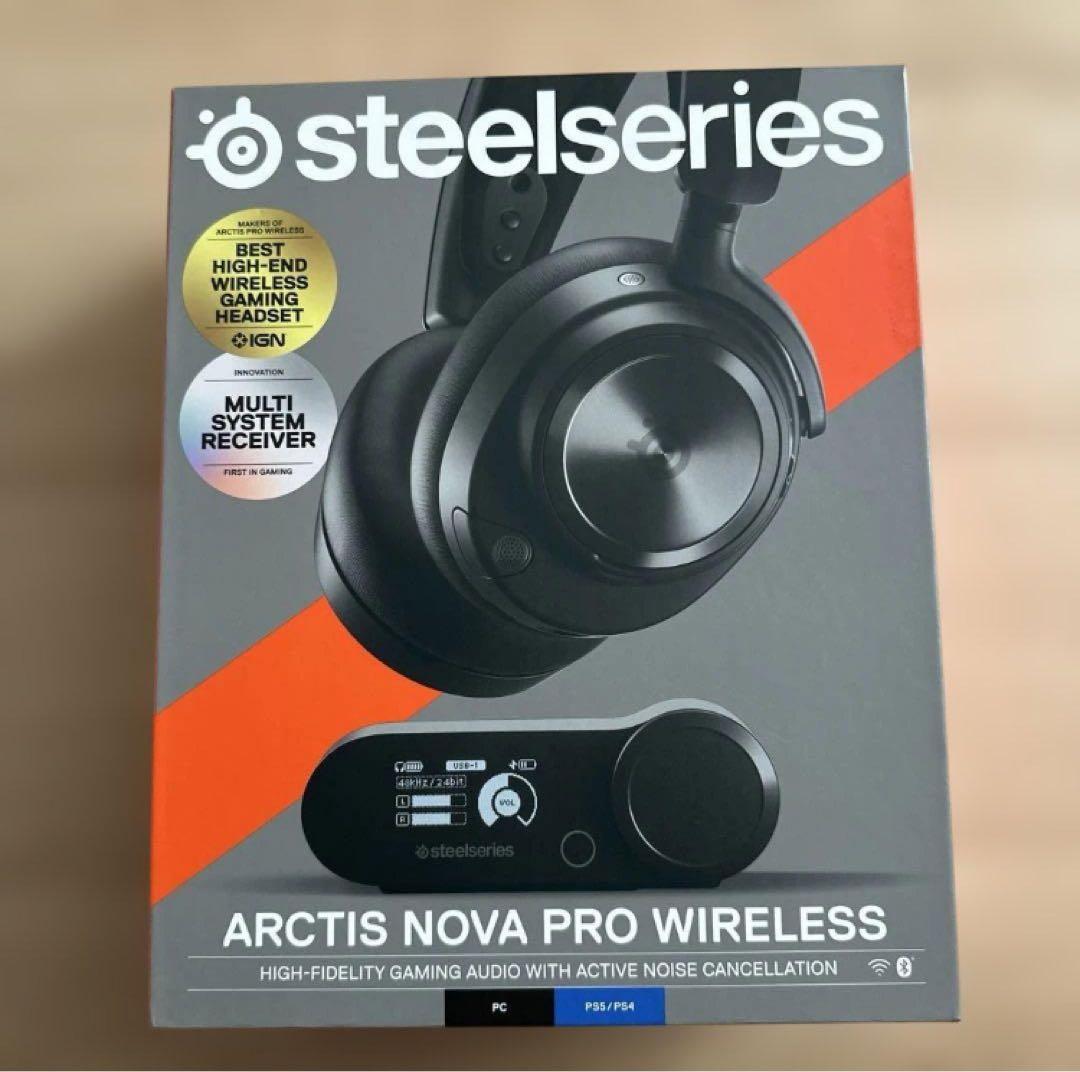 ヘッドホン steelseriese arctis nova pro wireless