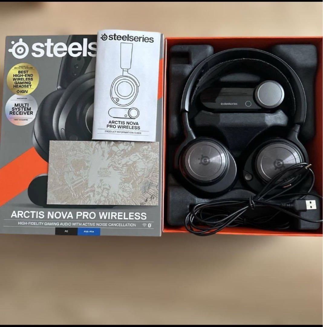 ヘッドホン steelseriese arctis nova pro wireless