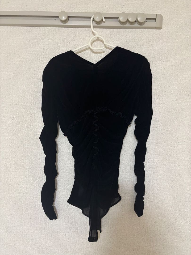 さんりんしゃFETICO 別注ベルベットシャーリングシアーボディースーツ