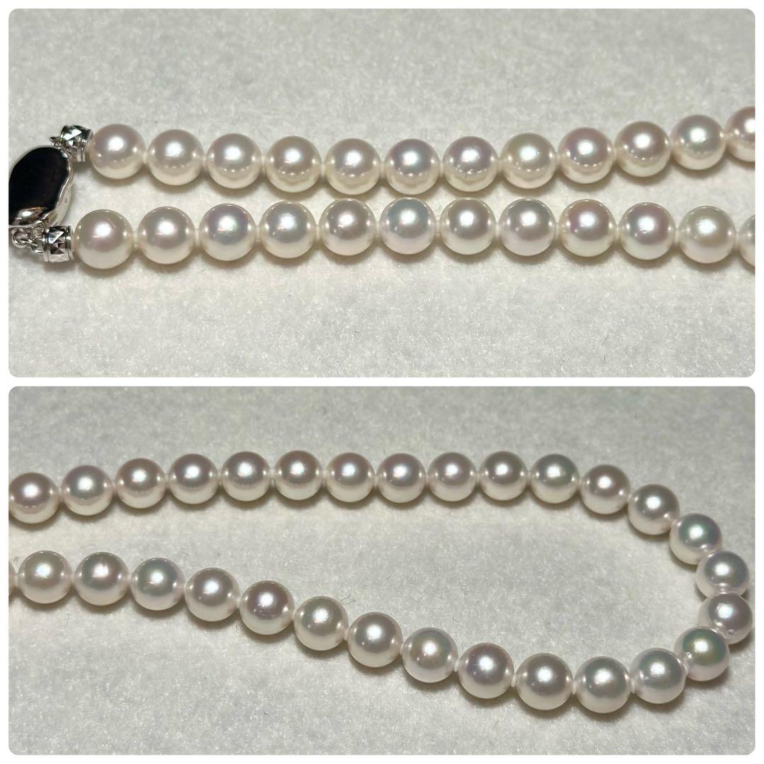 極美品✨超大珠　花珠級　アコヤ真珠 8.5mm ネックレス　パール　ソーティング