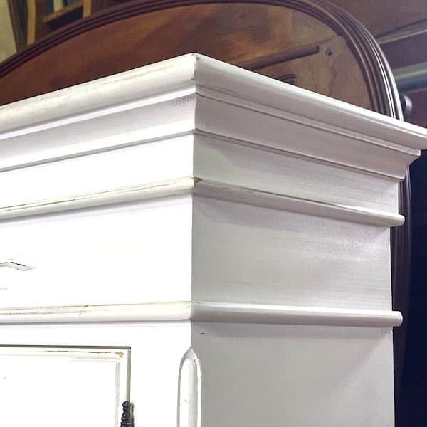 フランス製　アンティーク調カップボード　食器棚　キャビネット　飾り棚　シャビィ