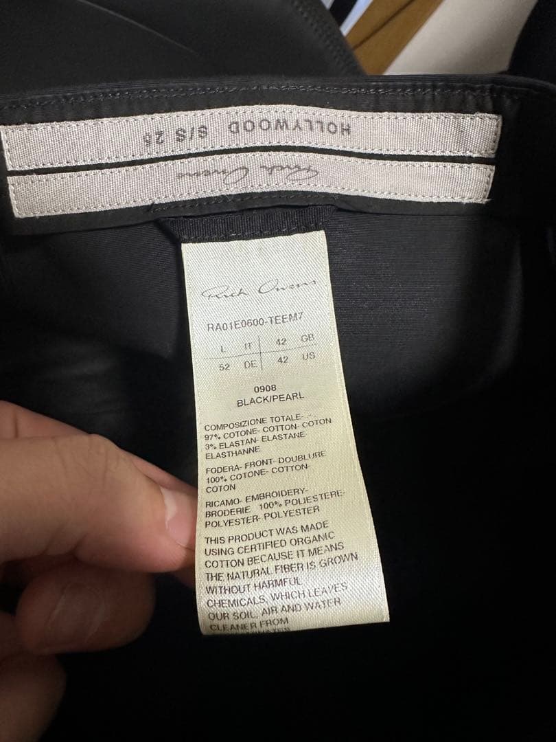 【25SS】RICK OWENS ベースボール キャップ