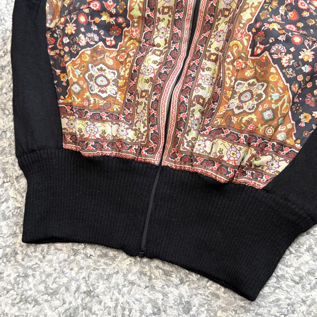 ETRO エトロ シルク ハイネック キルティング ニットベスト イタリア製